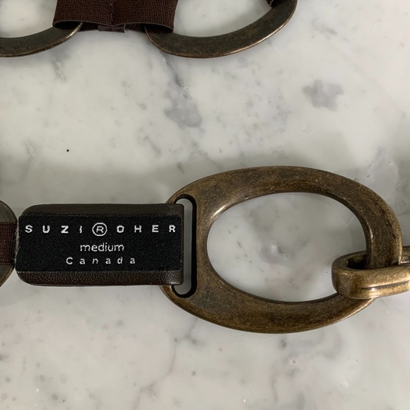 Suzi Roher elastic and metal hardware belt - Picture 3 of 4